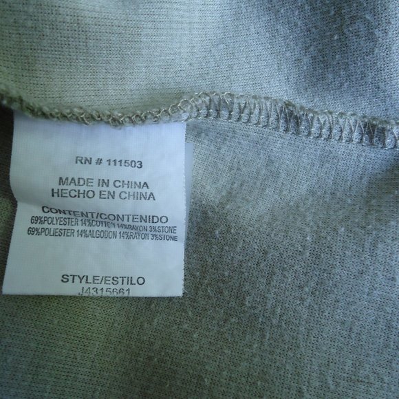 June & Hudson Sweatshirt L Sage - Picture 7 of 8